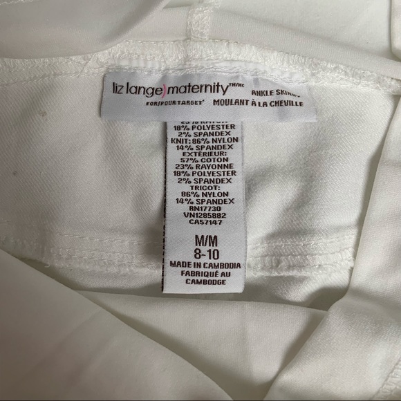 White Skinny Maternity Pants 🤰🏼 - Picture 6 of 6